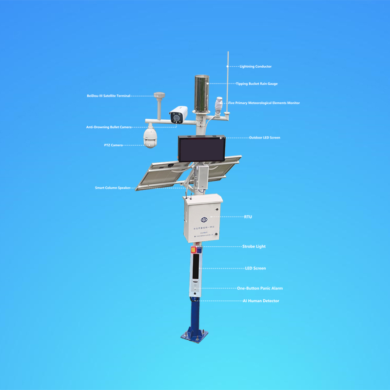 Smart Flood Prevention Integrated Pole