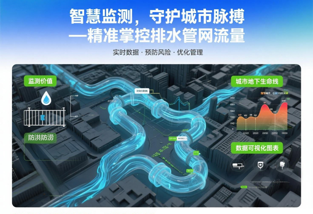 Flow Monitoring System for Urban Drainage Pipe Network