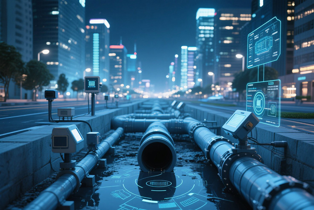 Urban Underground Pipe Network Monitoring System